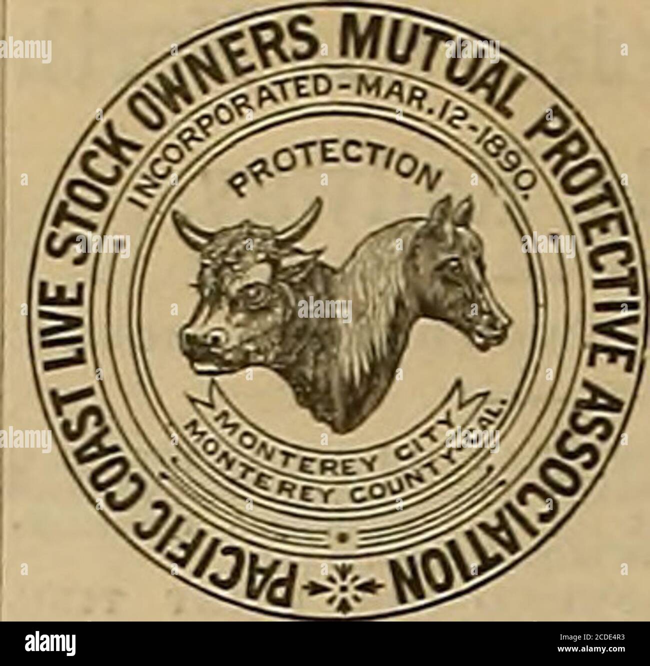 . Breeder and sportsman . The Pacific Coast Live Stock Owners V MUTUAL PROTECTIVE ASSN., MONTEREY, Monterey Co., Cal. TRlSTI ES: HOX. E. V. SARGENT, Pre&gt;ident, 0. W. GALLANAR. Secretary, JAMES E. PALMER, Business Manager, EDW, INGRAM, Vice-President.FRED. D. HOWARD, Ac.liar;,R. H. WILLEY, Attorney. GENERAL BlSIKESS OFFICE, Room S3, Flood Building corner Market and FourthStreets, San Francisco, tal. VOLNEY HOWARD, Onera! Manager. Attention. t=UO Stock Photo