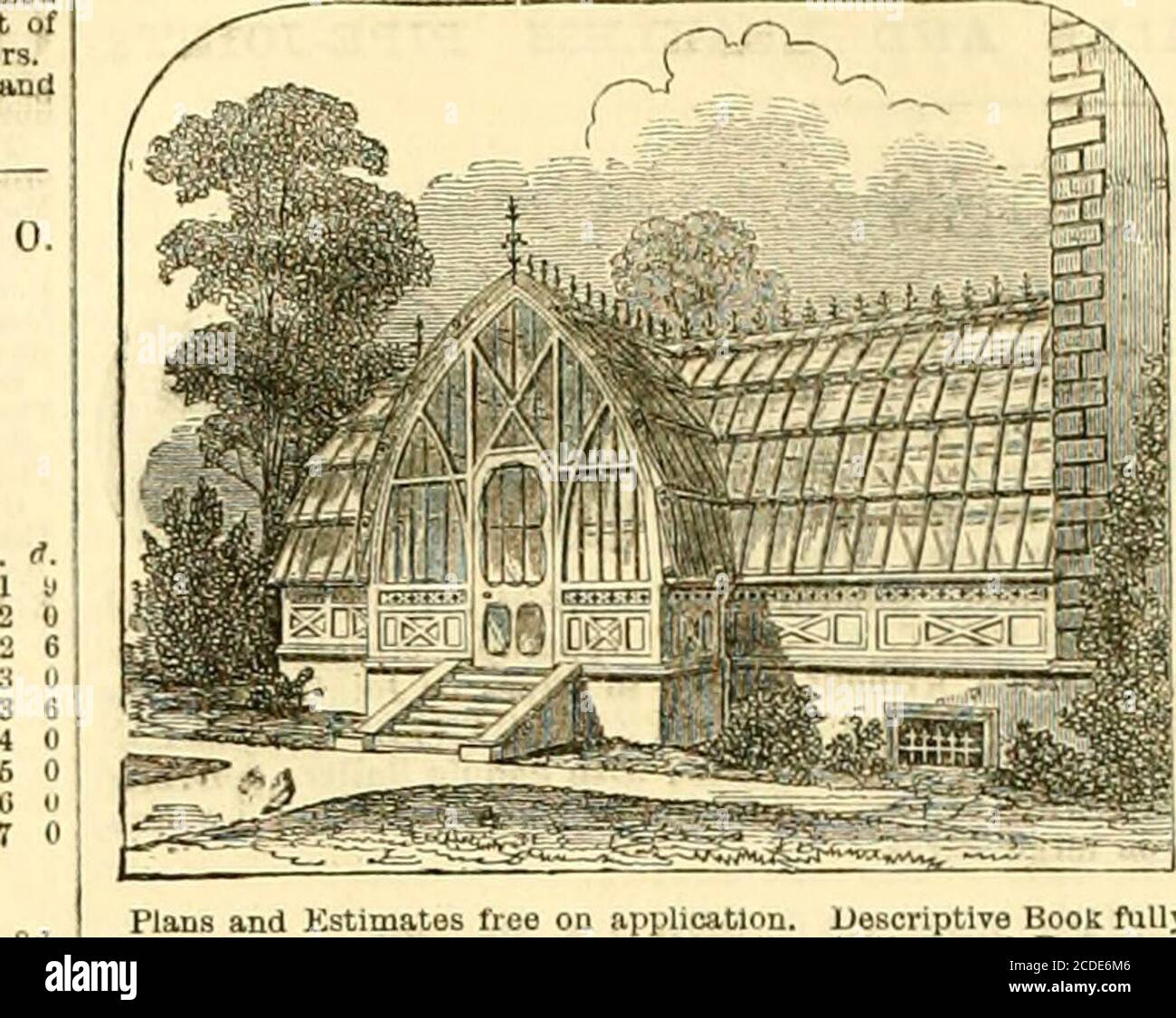 . The Gardeners' chronicle and agricultural gazette . CRANSTONS PATENT BUILDINGS forHORTICULTURE.Dry Glazing without Putty. Glass without Laps.Ventilation without Moving Lights.Highly Commended by the Royal Horticultural Society, SouthKensington. BEE GLASSES, with ventilating hole through knob.4 incbes in diameter .. Os.6d.  9 inches i:. Stock Photo