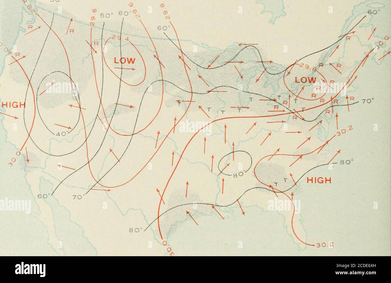 High pressure weather chart hires stock photography and images Alamy