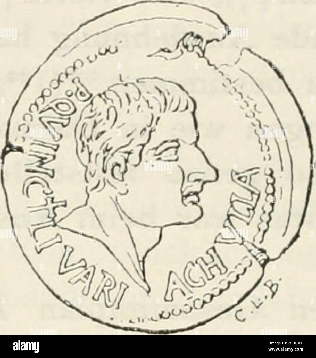 . Augustus und seine zeit . -) C. I. L. III 3200. **f) Selbst die Grenze gegen Thracien im N. und S, des Haemus wurde durcli eine Kette von Castellen gesichert, s.V. Premerstein a. a. O. S. 170. ***-|-) S. v. Premerstein a. a. O. S. 169. Gardthausen, Augustus und seine Zeit. I. j. 77 4- Clpitel.Quinctilius Varus und Arminius. Liberator hau dubie Germaniae — — proeliisambiguus, bello non victus. Tucitus ann. 2, 88.. P. Quinctilius Varus ^) stammte aus einem alten Patrizier-geschlecht, das schon vor den Decemvirn in den ConsuUistengenannt wird; ein Praetor dieses Namens commandirte bereitsim han Stock Photo