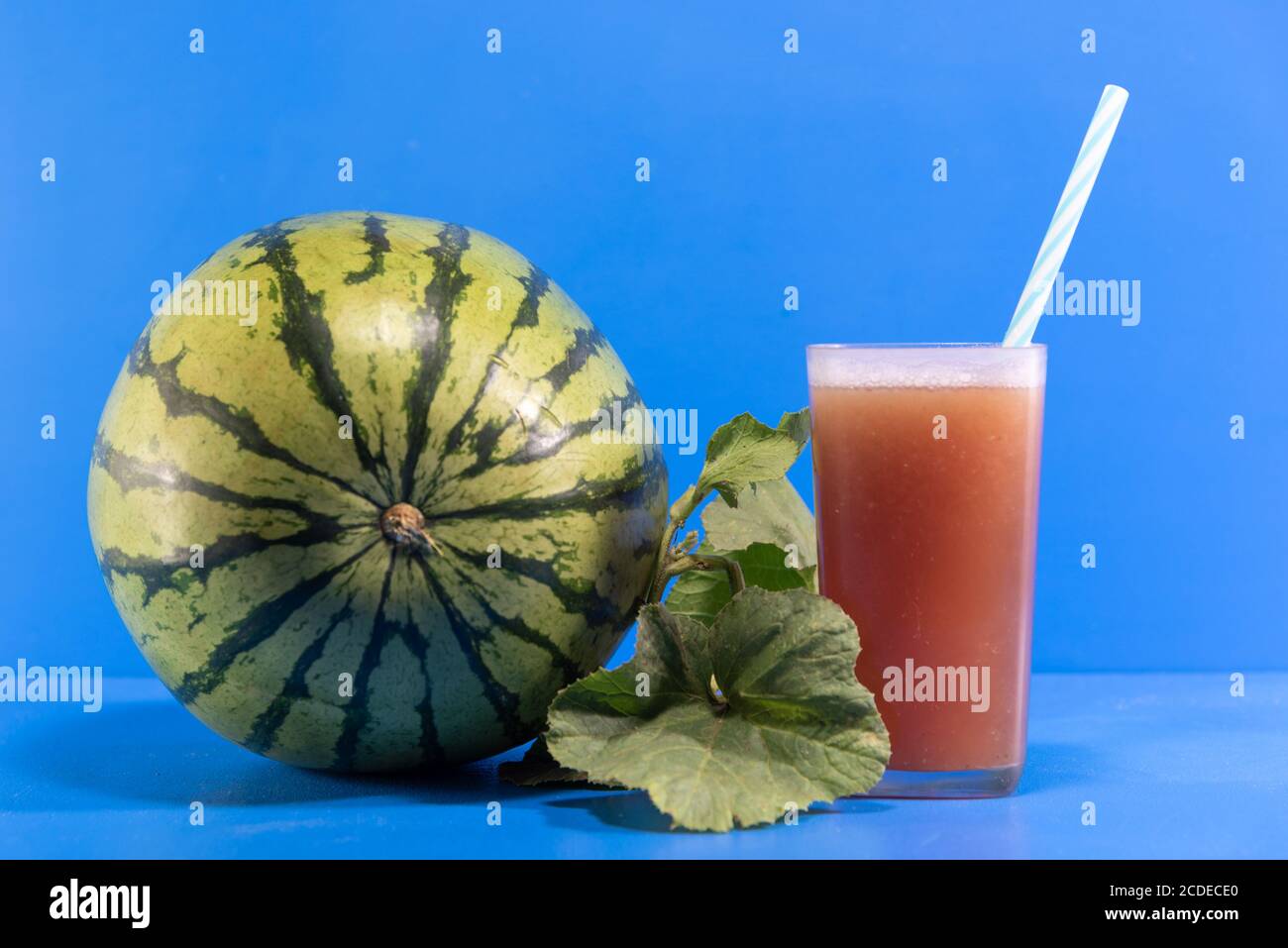 Refreshing Watermelon Juice Detox Drink. Tropical fruit drink. Watermelon and melon have