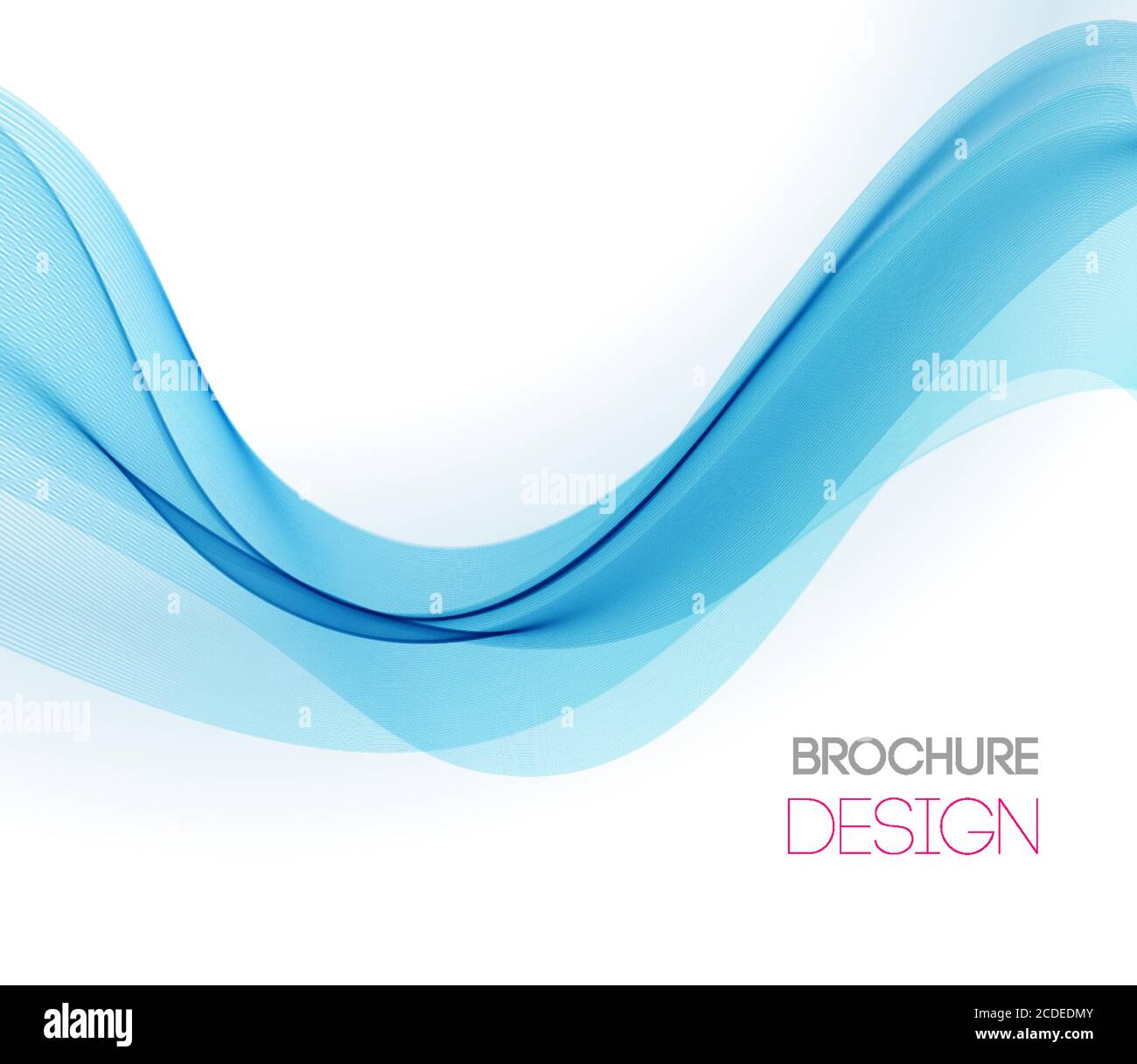 Abstract vector background with smooth color wave Stock Vector