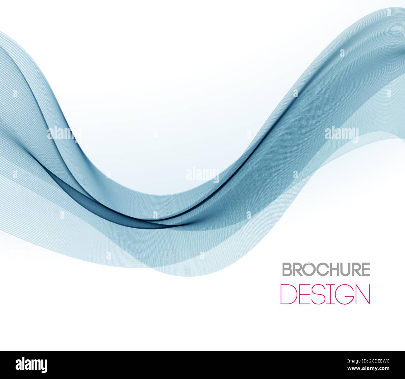 Abstract vector background with smooth color wave Stock Vector