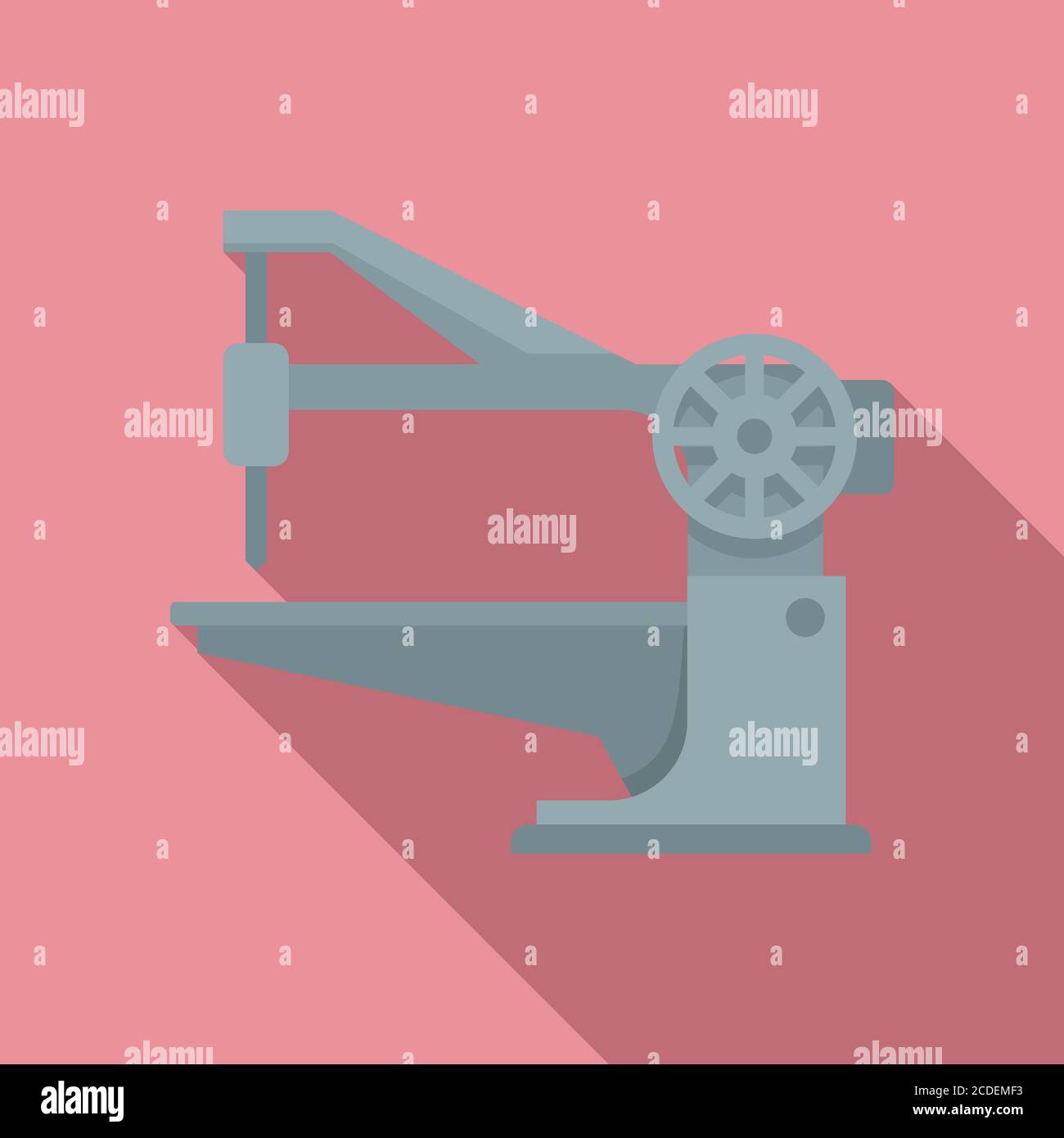 Shoe repair equipment icon. Flat illustration of shoe repair equipment ...
