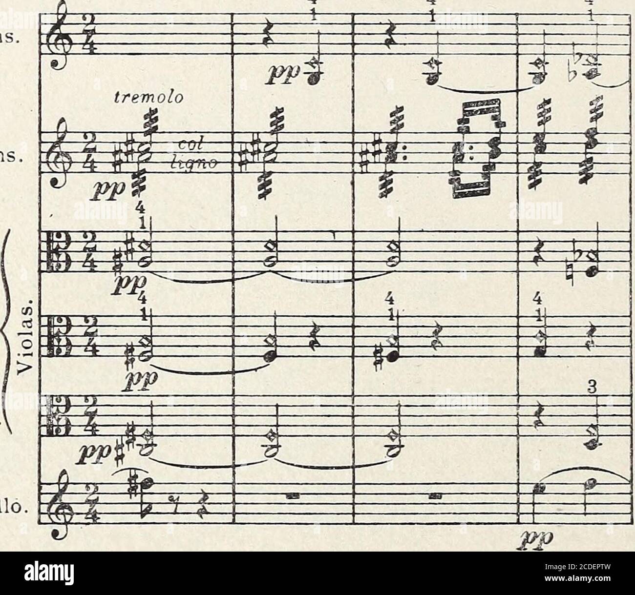 Orchestration . usic. The bow is not drawn at all either j or J