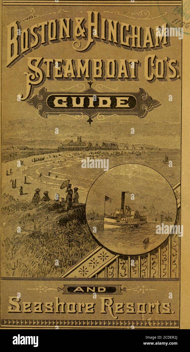 Hand-book of the Boston and Hingham steamboat company .. . ^ 1 U. S. MAIL  LINE. I ^ The only L,ine of Steamers Landings Passengers Directly  onNantasket Beach. JSu.xxxa:rrox* r±y:n.G T^-Tolo.