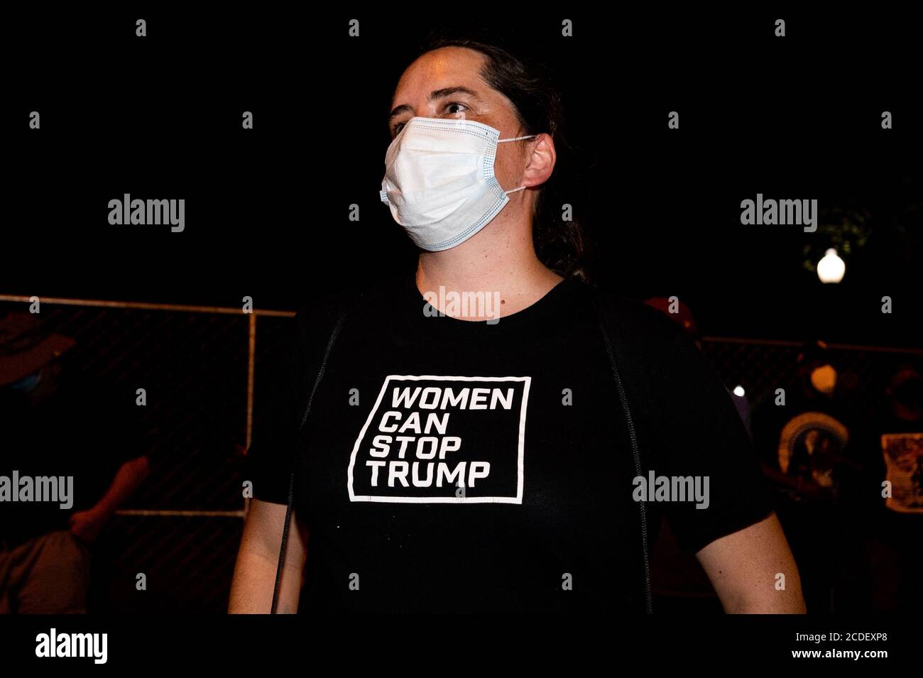 Wearing a t shirt saying hi-res stock photography and images - Alamy