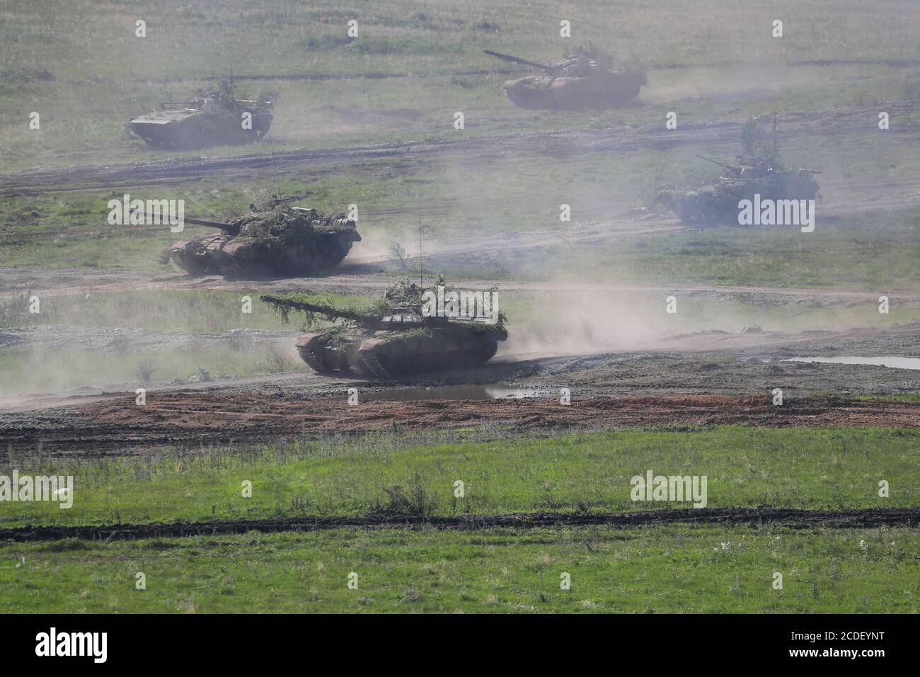 Chelyabinsk Region Russia 28th Aug T 72b3m Battle Tanks Take Part In Military Drills At A Training Ground Of Russia S Central Military District Credit Donat Sorokin Tass Alamy Live News Stock Photo Alamy