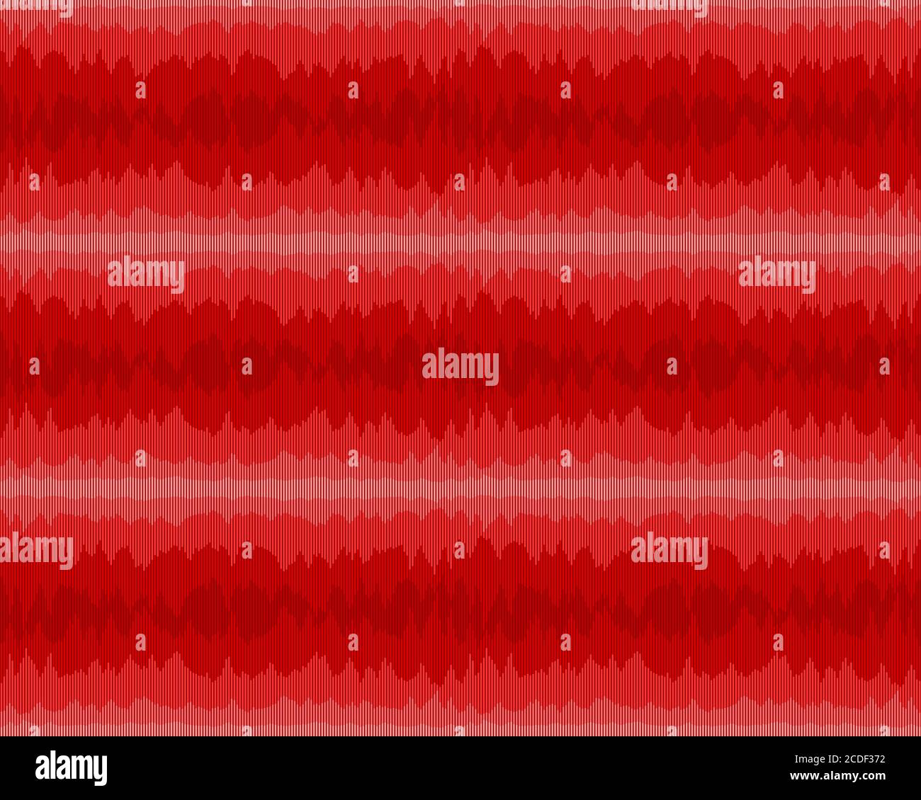 A red seamless background with a sound scale. Stock Vector