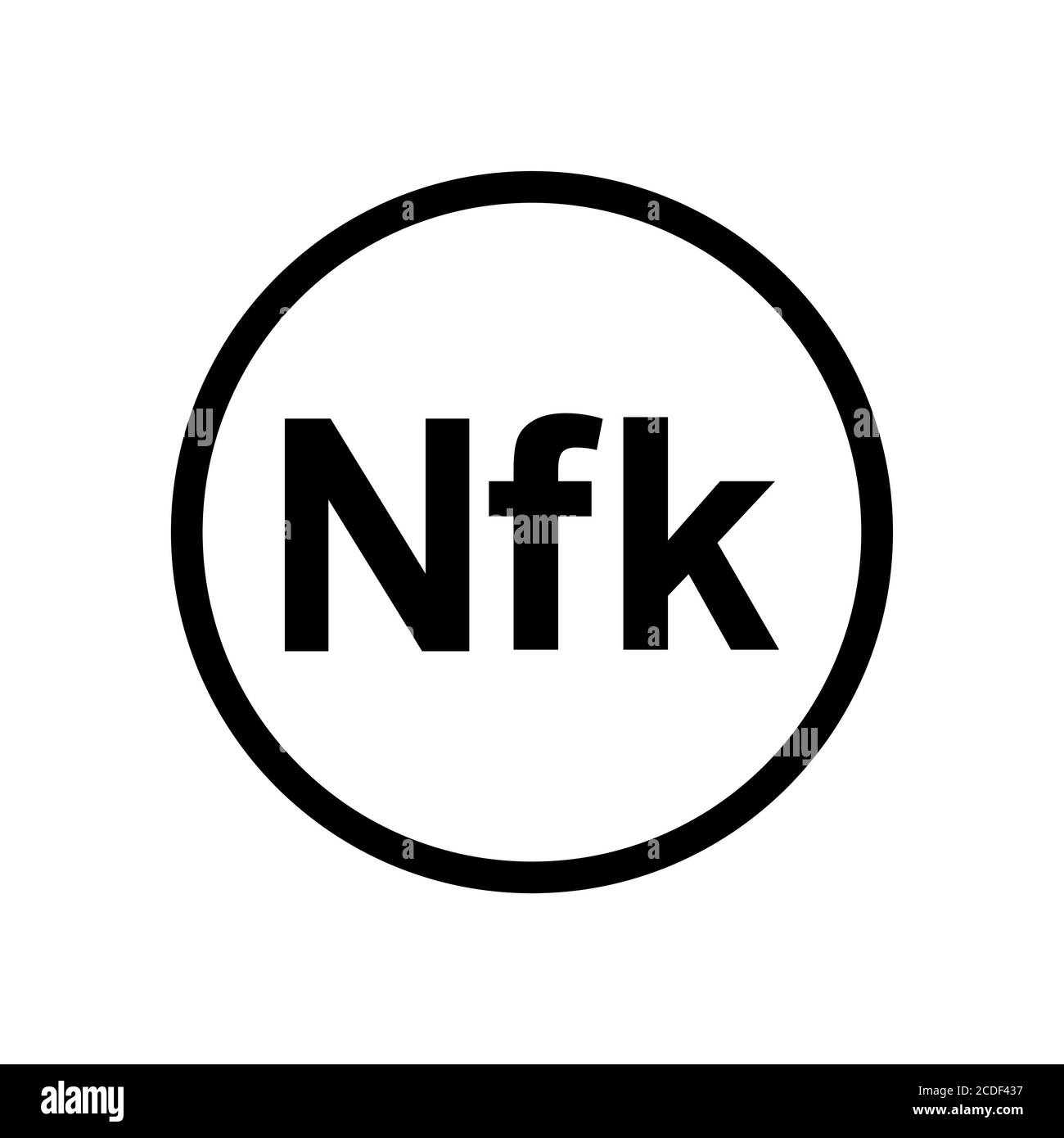 Nakfa coin monochrome black and white icon. Current currency symbol. Stock Vector