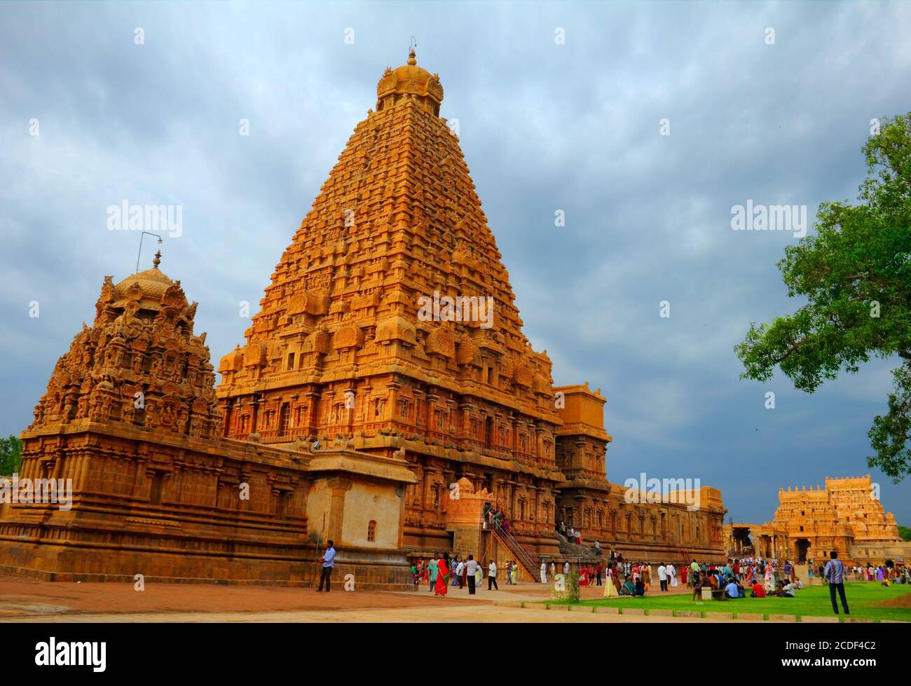 Beautiful view of ancient Hindu Sri Brihadeeswara (brihadeeswarar) Temple  on August 09, 2020 in Thanjavur (Tanjore), Tamil Nadu, India Stock Photo -  Alamy