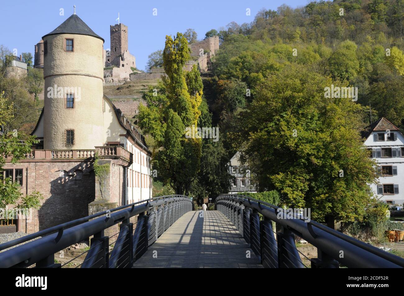 Bridge over the Tauber in Wertheim Stock Photo - Alamy