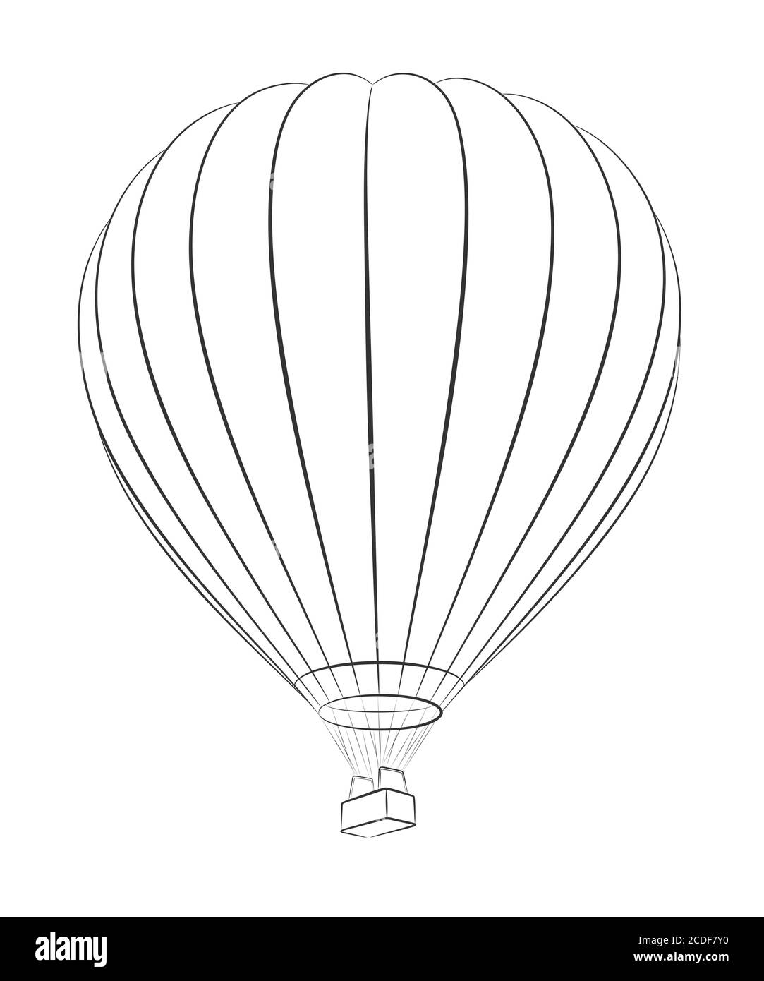 Discover more than 81 air balloon sketch super hot - seven.edu.vn