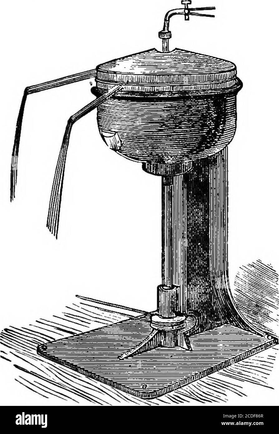 The dairyman's manual. A practical treatise on the dairy .. . y fall fromthe cow. It should be poured through at least two wiregauze strainers, besides that in the milk pail, The dairyman's manual. A practical treatise on the dairy .. . y fall fromthe cow. It should be poured through at least two wiregauze strainers, besides that in the milk pail,