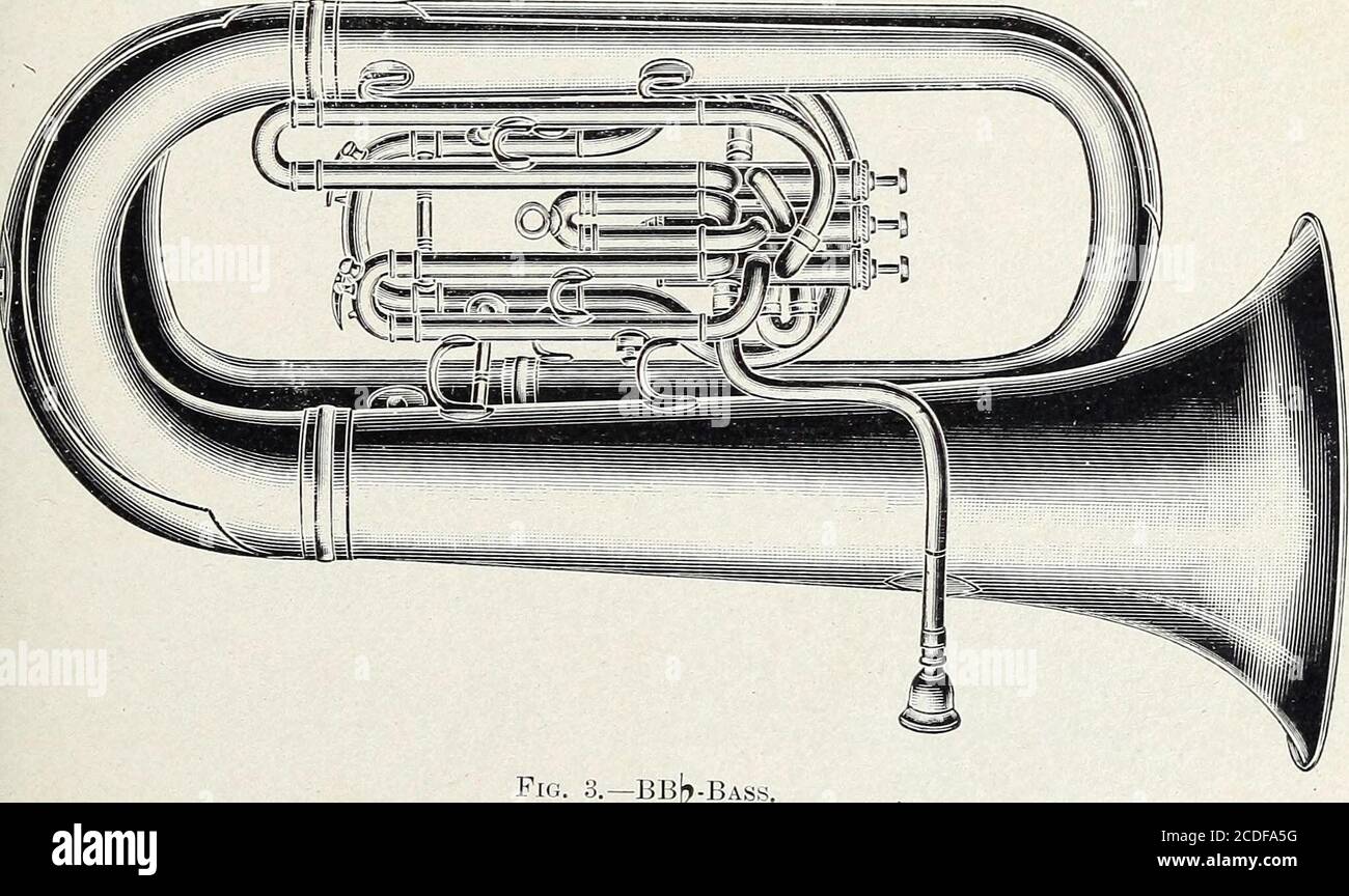Orchestration . Pig. 2.-e[?-Bass.. Fig. 3.— BB[?-Bas y kind permission of  Messrs. Boosey & Co. Facing p. 150. THE BASS-TUBA IN F 157 three semitones  downwards are really not true notes