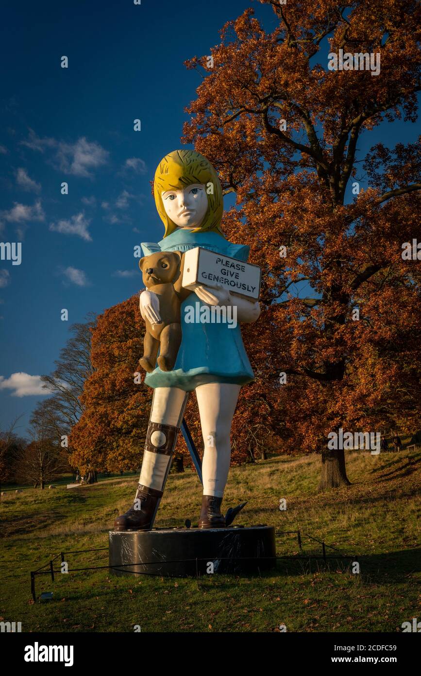 Damien Hirst's sculpture 'Charity' at Yorkshire Sculpture Park near Wakefield, Yorkshire, UK Stock Photo