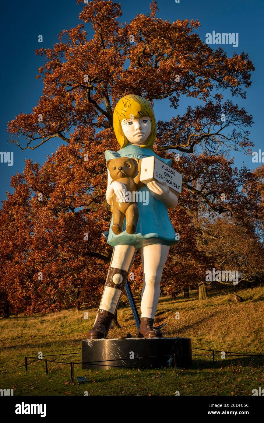 Damien Hirst's sculpture 'Charity' at Yorkshire Sculpture Park near Wakefield, Yorkshire, UK Stock Photo