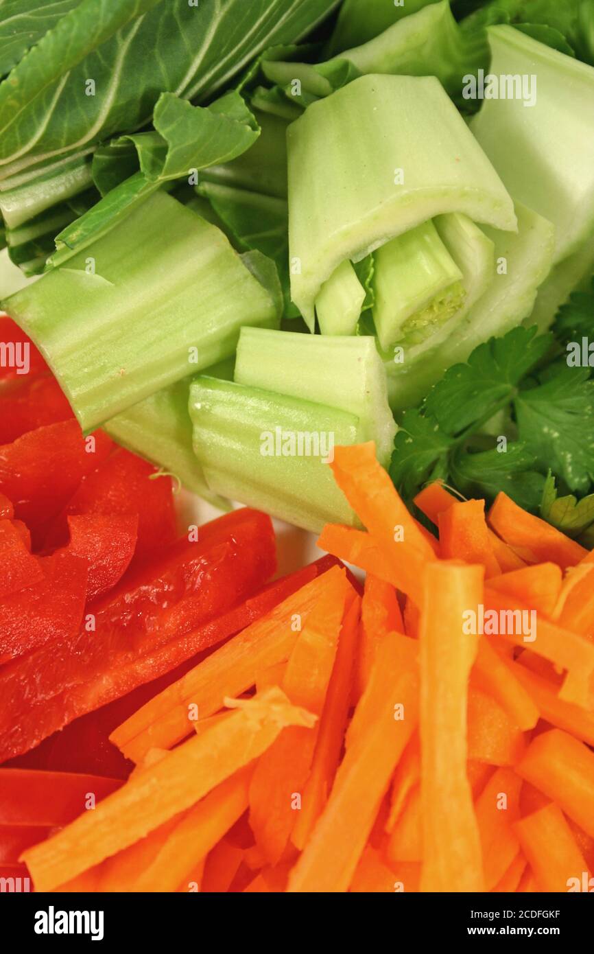 Fresh Asian Vegetables Stock Photo