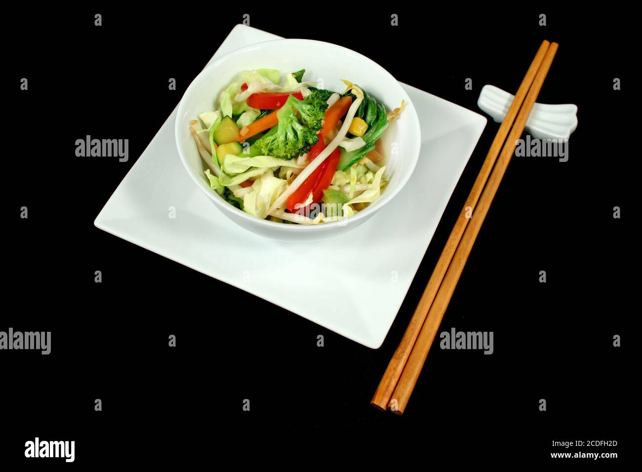 Asian Stir Fry Vegetables Stock Photo