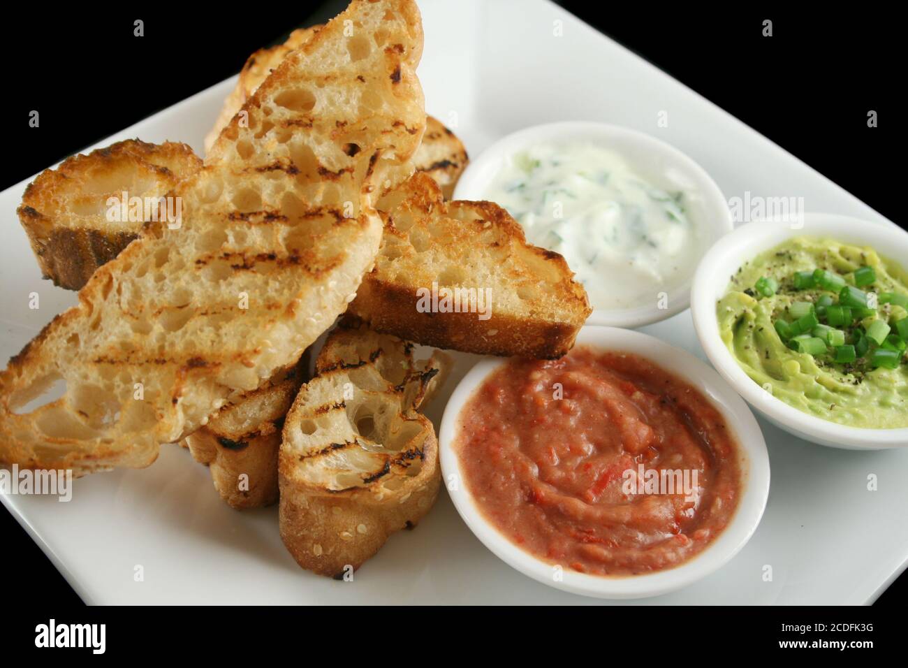 Turkish Bread And Dips 5 Stock Photo Alamy