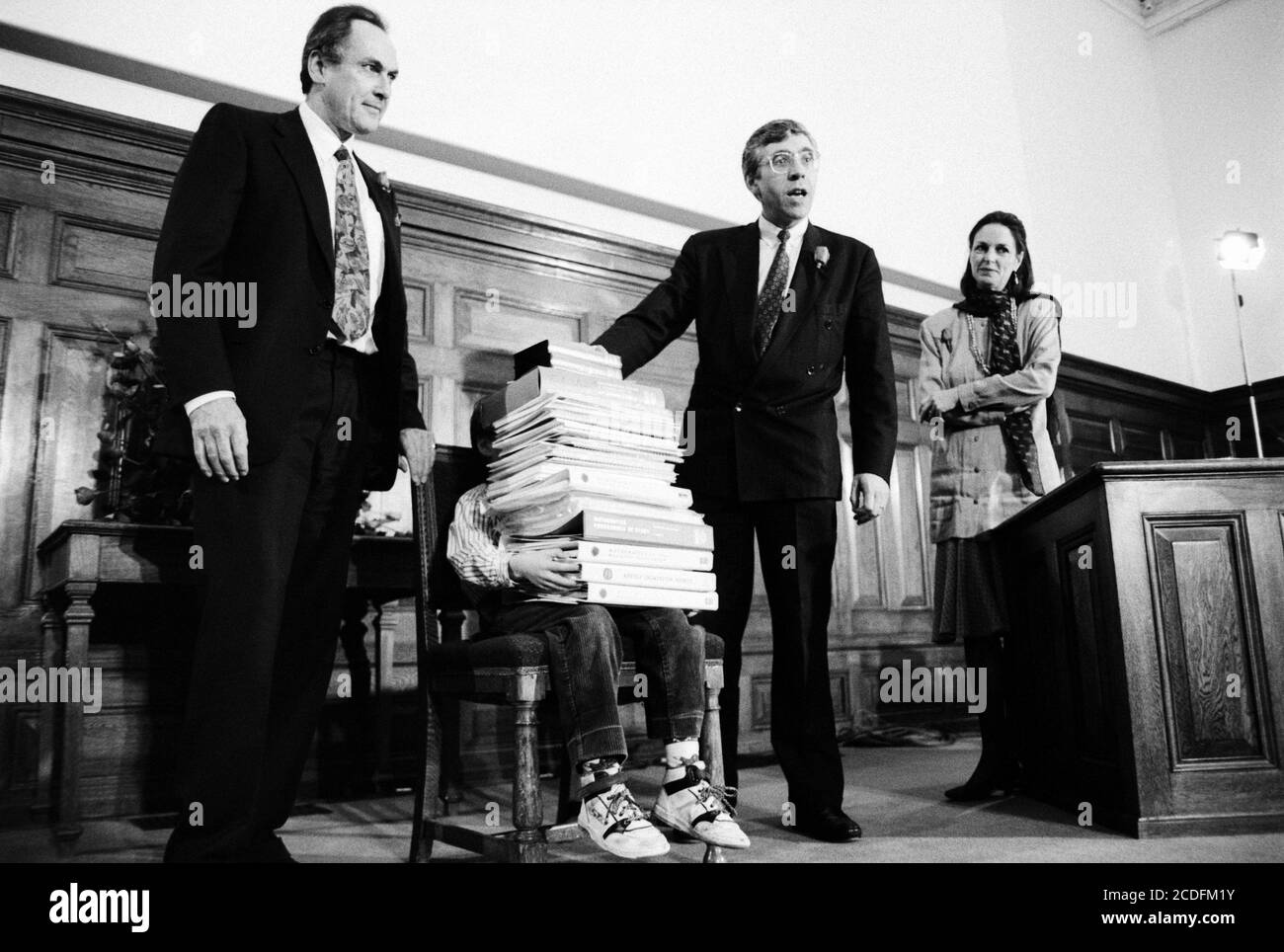 Shadow Education team Jack Straw MP (glasses), Baroness Tessa