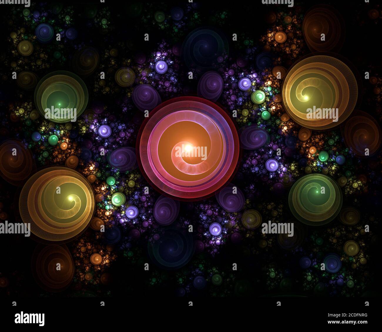 Colorful swirls intertwine hi-res stock photography and images - Alamy