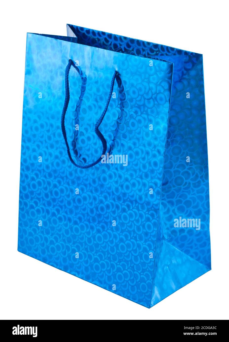 Blue gift bag Stock Photo