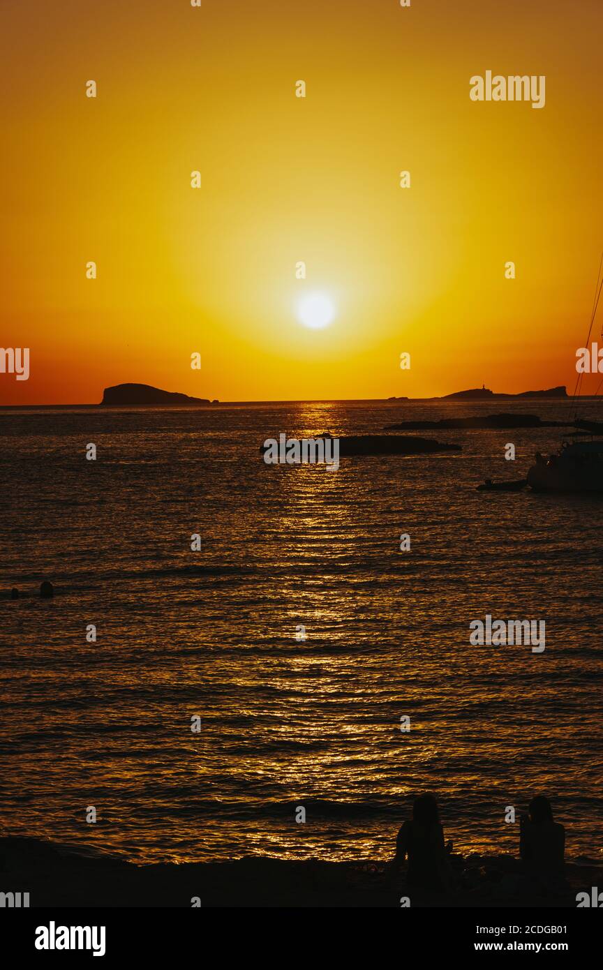 Fire sunrise over calm sea hi-res stock photography and images - Alamy