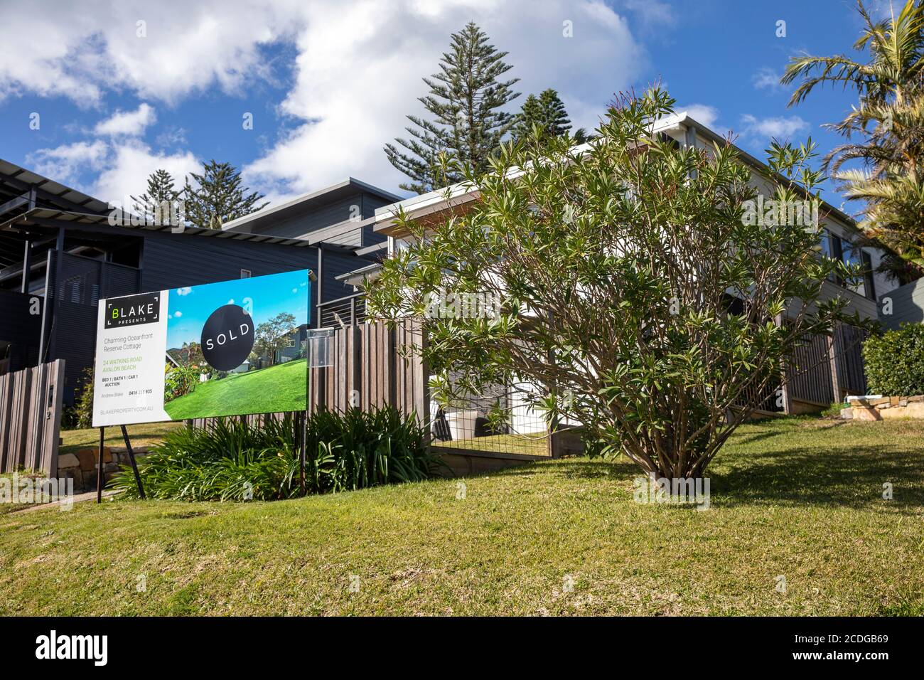 Australian house sold hires stock photography and images Alamy