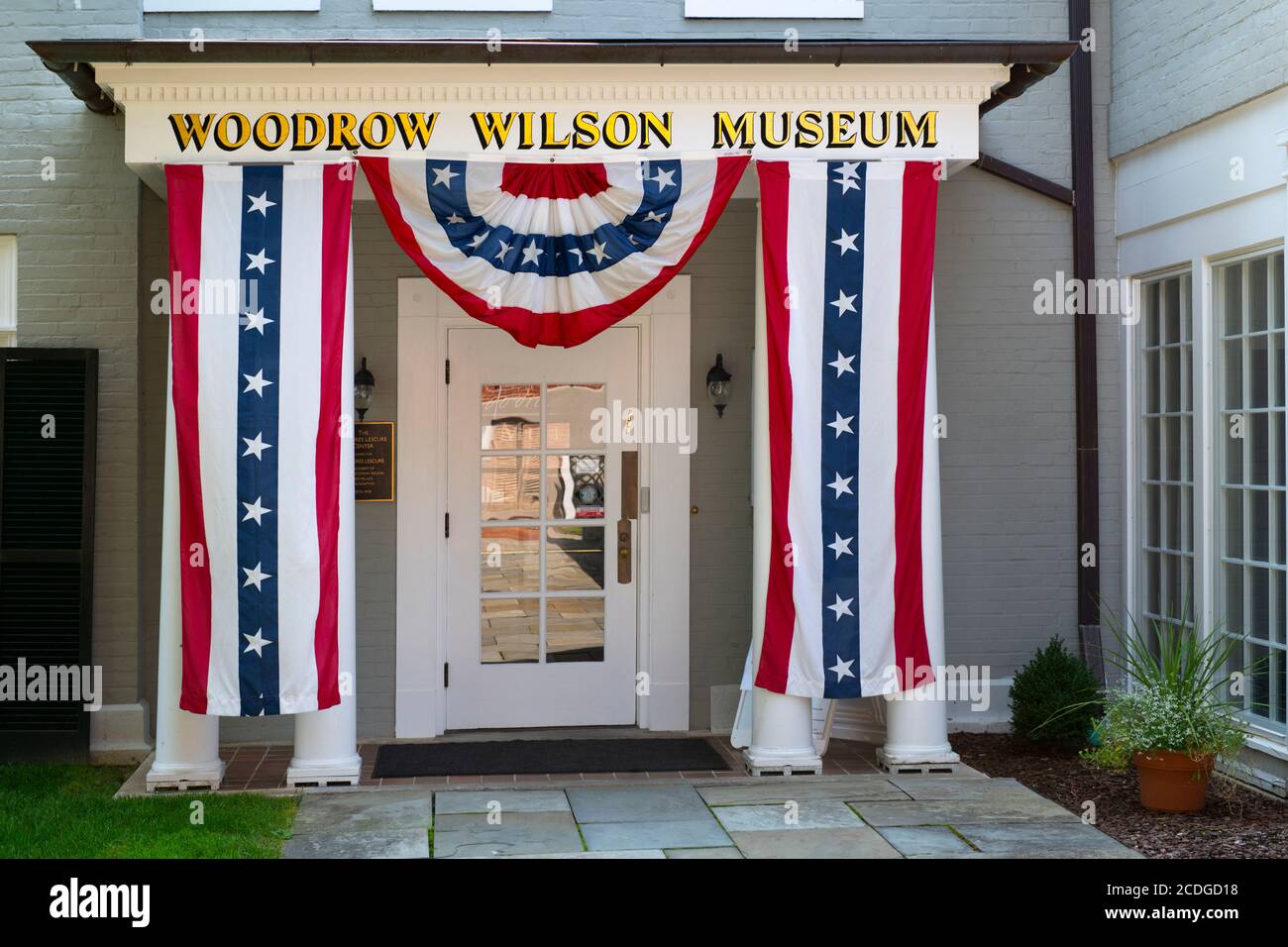 USA Virginia VA Staunton Birth home museum and library of President