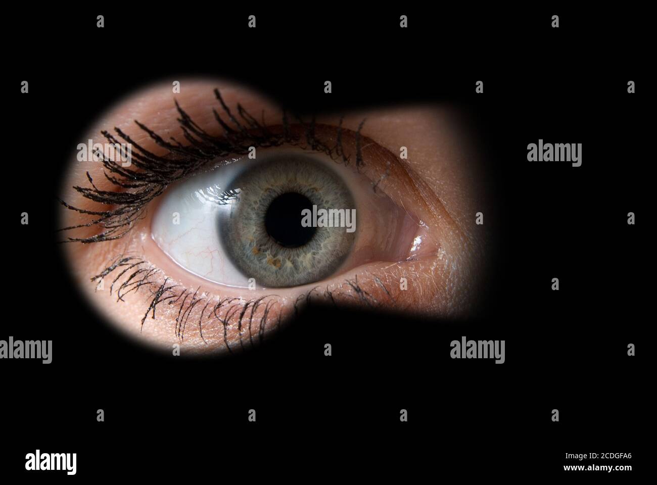 Look through the keyhole hi-res stock photography and images - Alamy