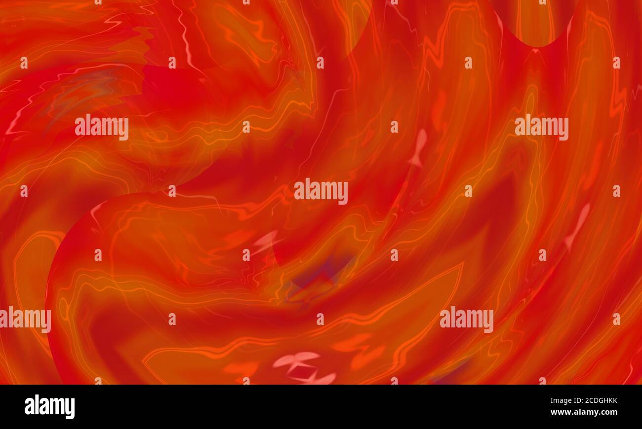 Beautiful vibrant illustration in red and yellow colors for cool ...