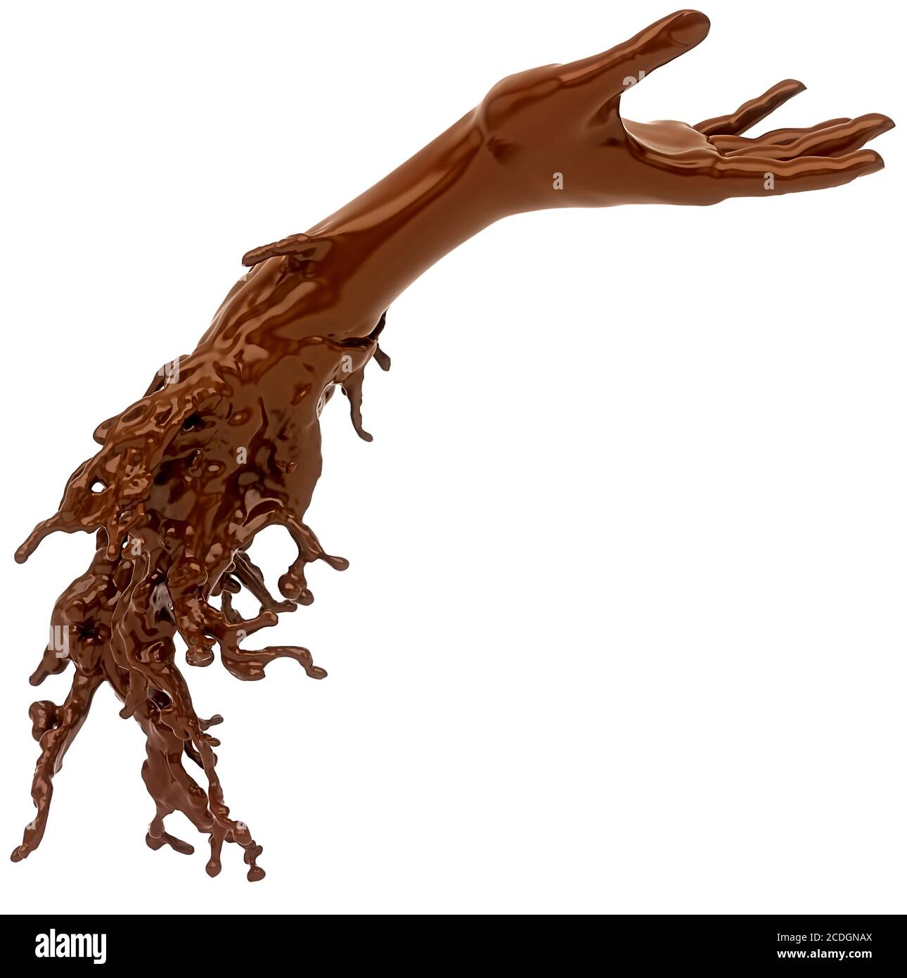 Hot chocolate wave drop Cut Out Stock Images & Pictures Alamy