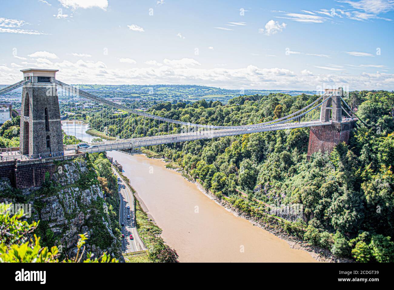 Bristol suspension bridge Stock Photo