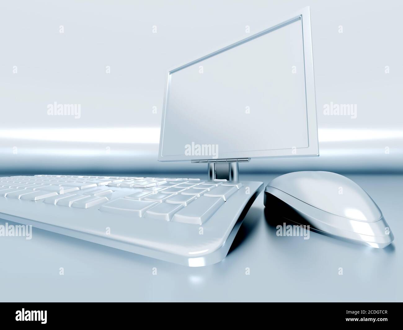 Components of a personal computer monitor, mouse Stock Photo Alamy