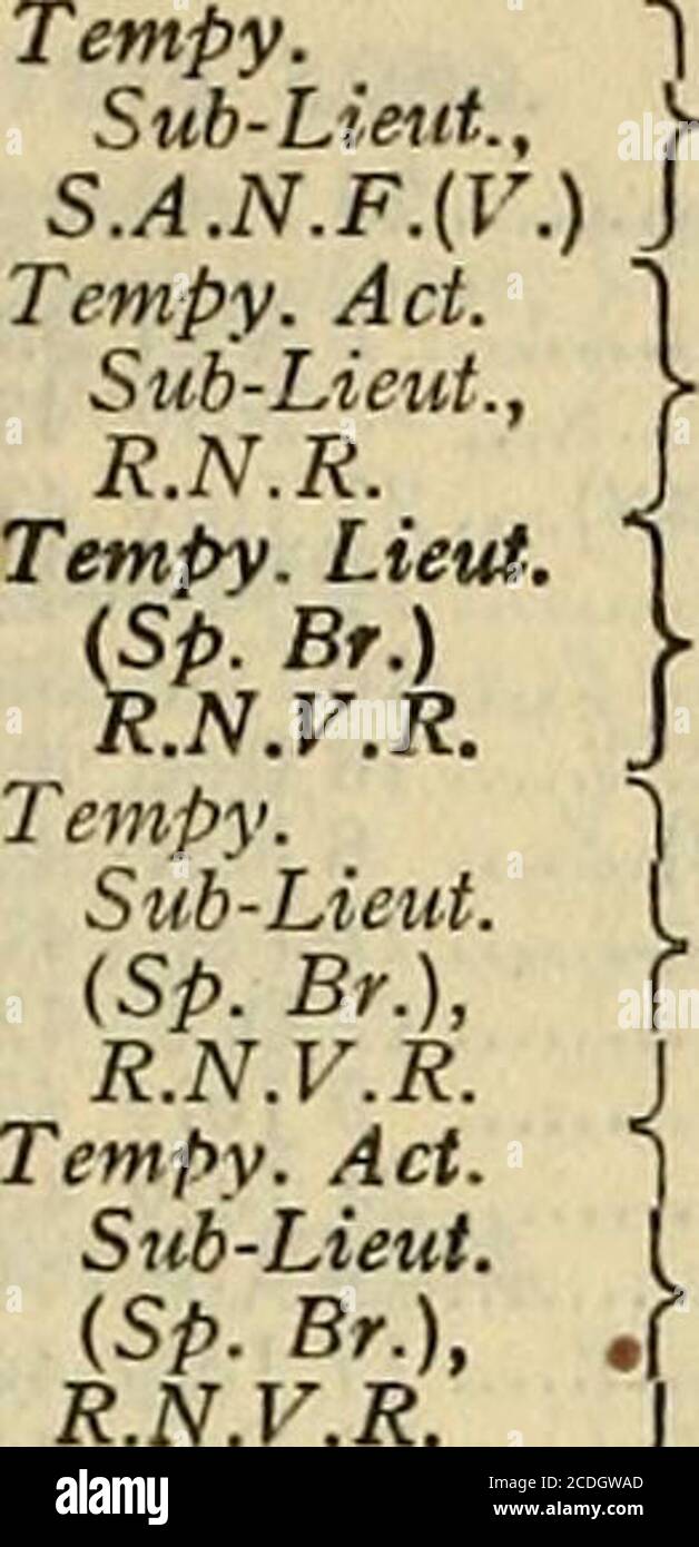 The navy list . J. H. King 22 June 42 ^M. S.Joseph 2 Dec 42 J. A.