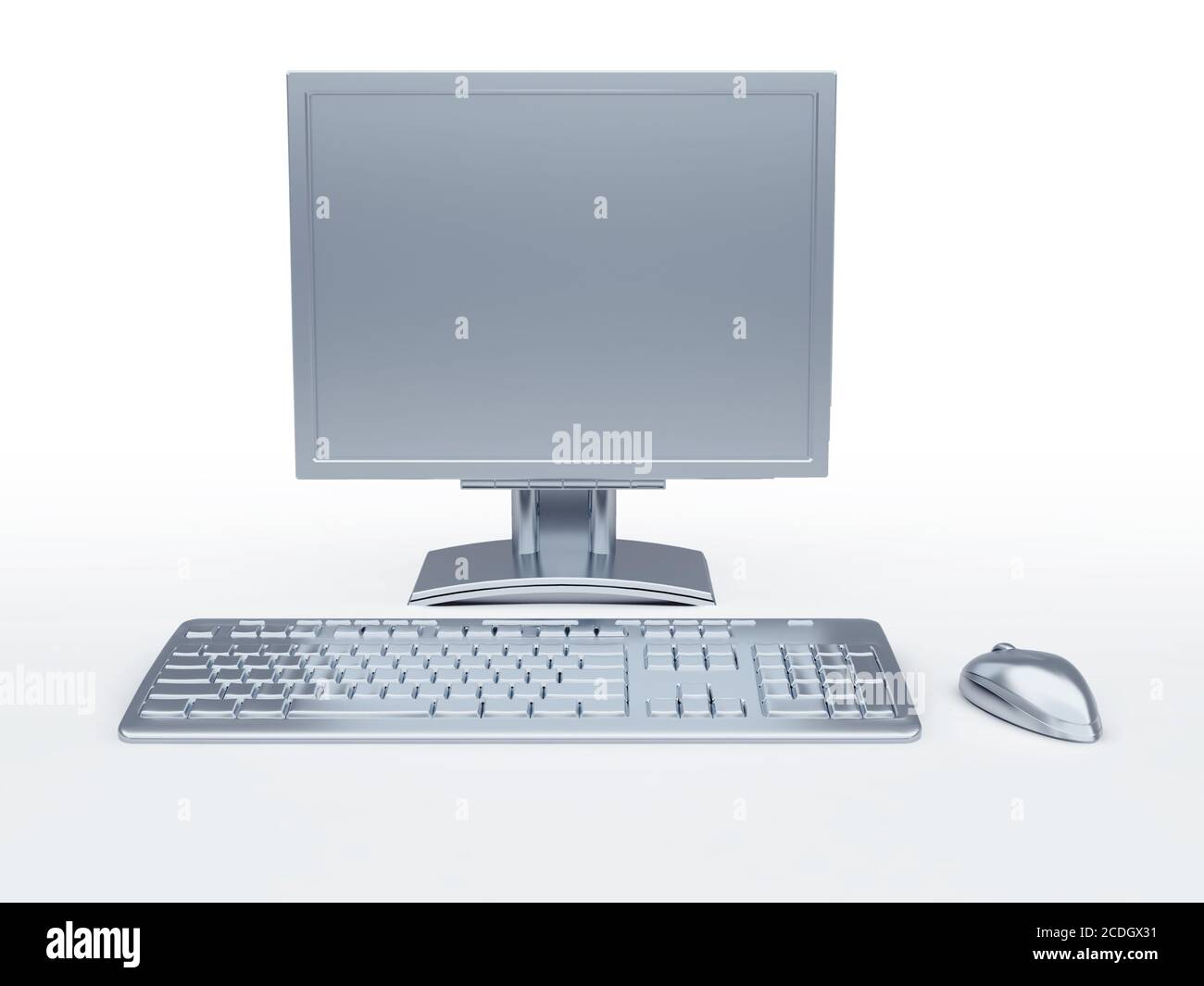 Components of a personal computer monitor, mouse Stock Photo Alamy