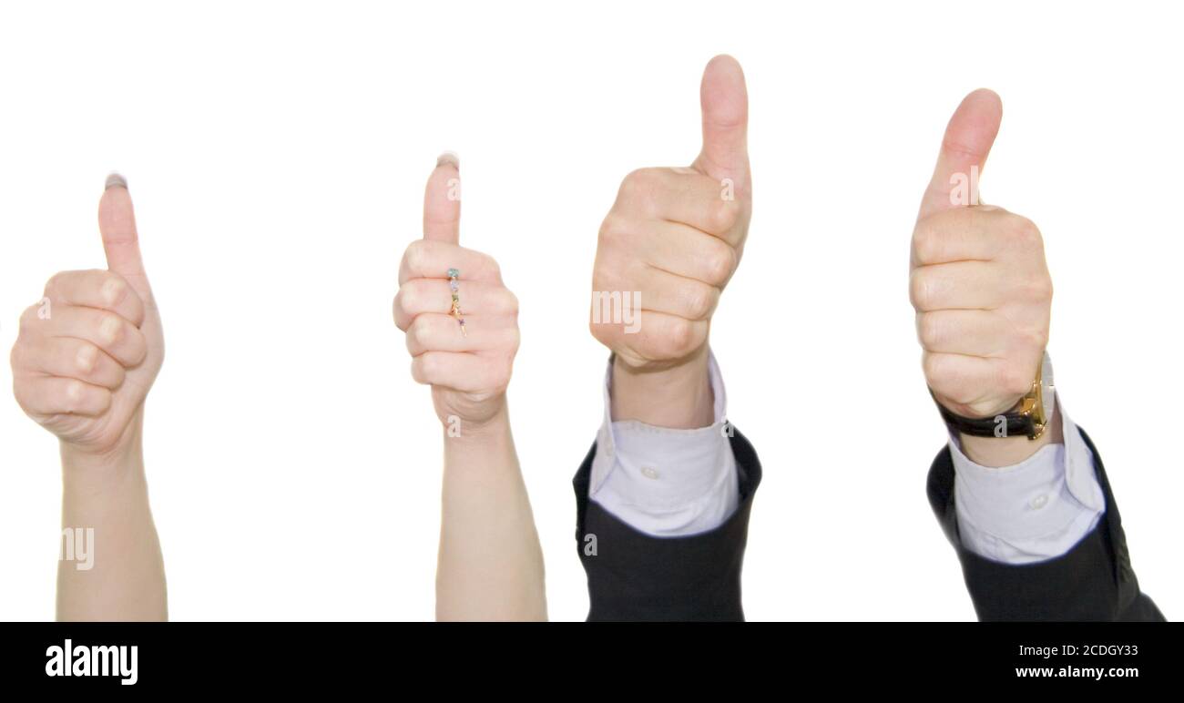 human hands showing okay sign Stock Photo - Alamy