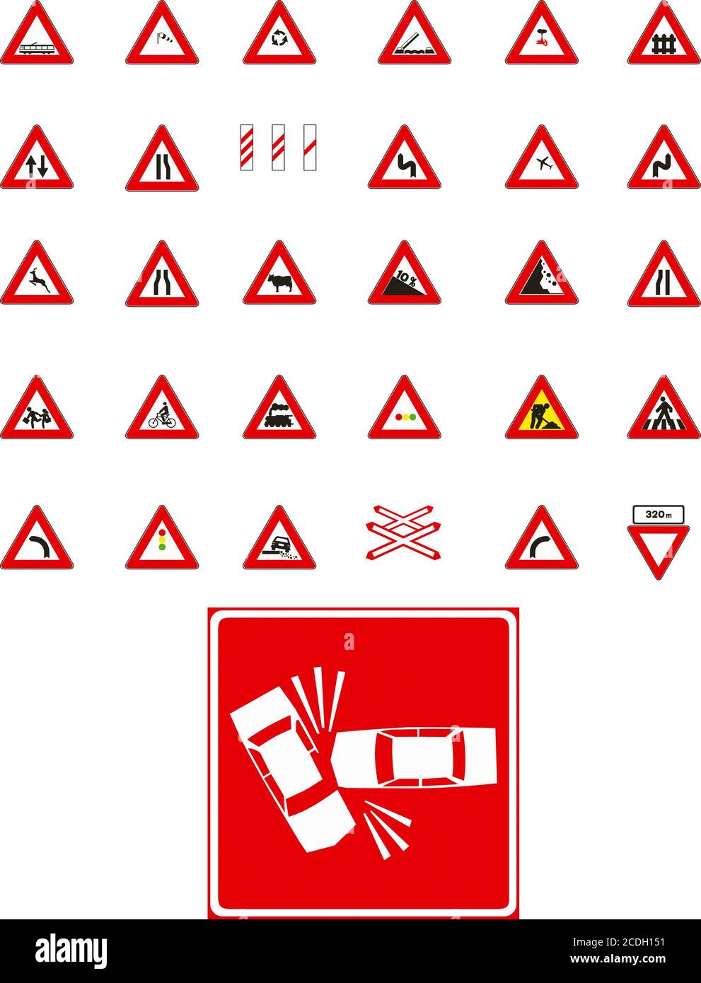 Vector Image Traffic Signs Vector traffic signs Stock Photo - Alamy