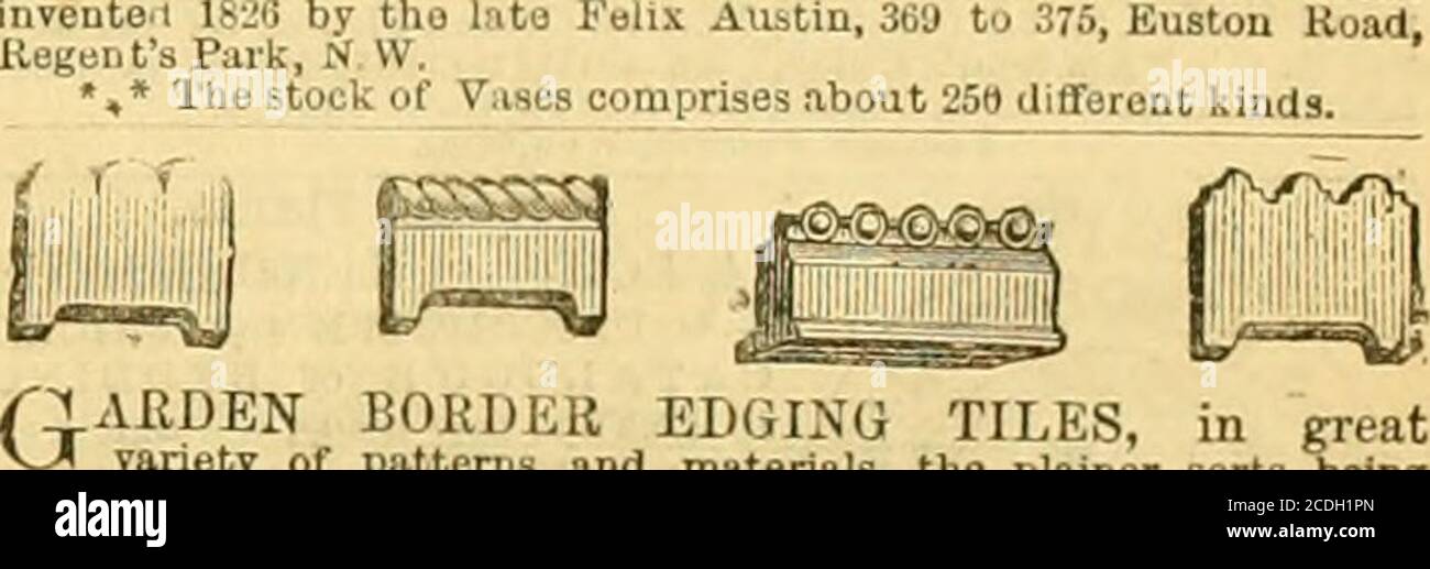 . The Gardeners' chronicle and agricultural gazette . PAX^c)^ ^CRINPixton wbRock n 1 I RED STRAWBERRY nt,o 3 by the late &r (oseph 0 e season a h a own Girdone the r use ulnesa The nght to B H LL DiY r t W k A PortobelloTerrace Netting H II Gate, W 11 strated Catalogues &AFIJKN ARCHES ARCAI FS VLRANDAHS ORNAMENTAL FENCING. Tl ELI lb W RK. for tREEPERSFLOWER STANDS, SUSPENDING BASKETS, AViARIEs!PliKASANTRIES, &c. Every description ol Wire Work for Gardens, Conservatories, &c. To Gardeners. AS STONE is now nfi..;: |„. im iv,! jo^BOX^EDGlNG, rProrr nnde r.fthePiirk.by rol inventel 1821) bv tho l^ Stock Photo