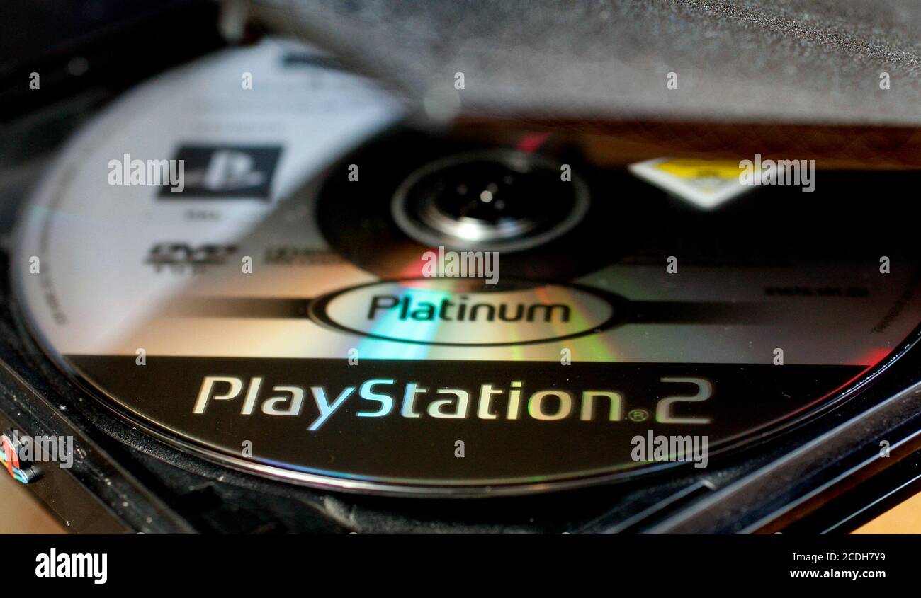 The video game Playstation 2. Photo Jeppe Gustafsson Stock Photo