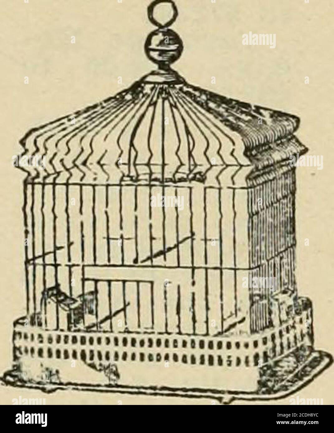 . [Holiday catalogue.] . Bird Cages, from 75c. to $10.75; parrotcages, $1.75 to 11.00; cage guards, 40c;hooks, 5c to 45c; bath tubs. 5c.; seed.10c; gravel. 4c manna, 10c; cuttle bone,5c; bitters, 18c; song restorer, 10c. Gauze seed guards, adjustable to anycage, 35c. Hundreds of other useful and prettythings, not only for the kitchen, but forevery room in the house, that will bevalued as labor savers and appreciatedas gifts. Shoe-blacking Cases.$1.00 to $3.50. Stock Photo