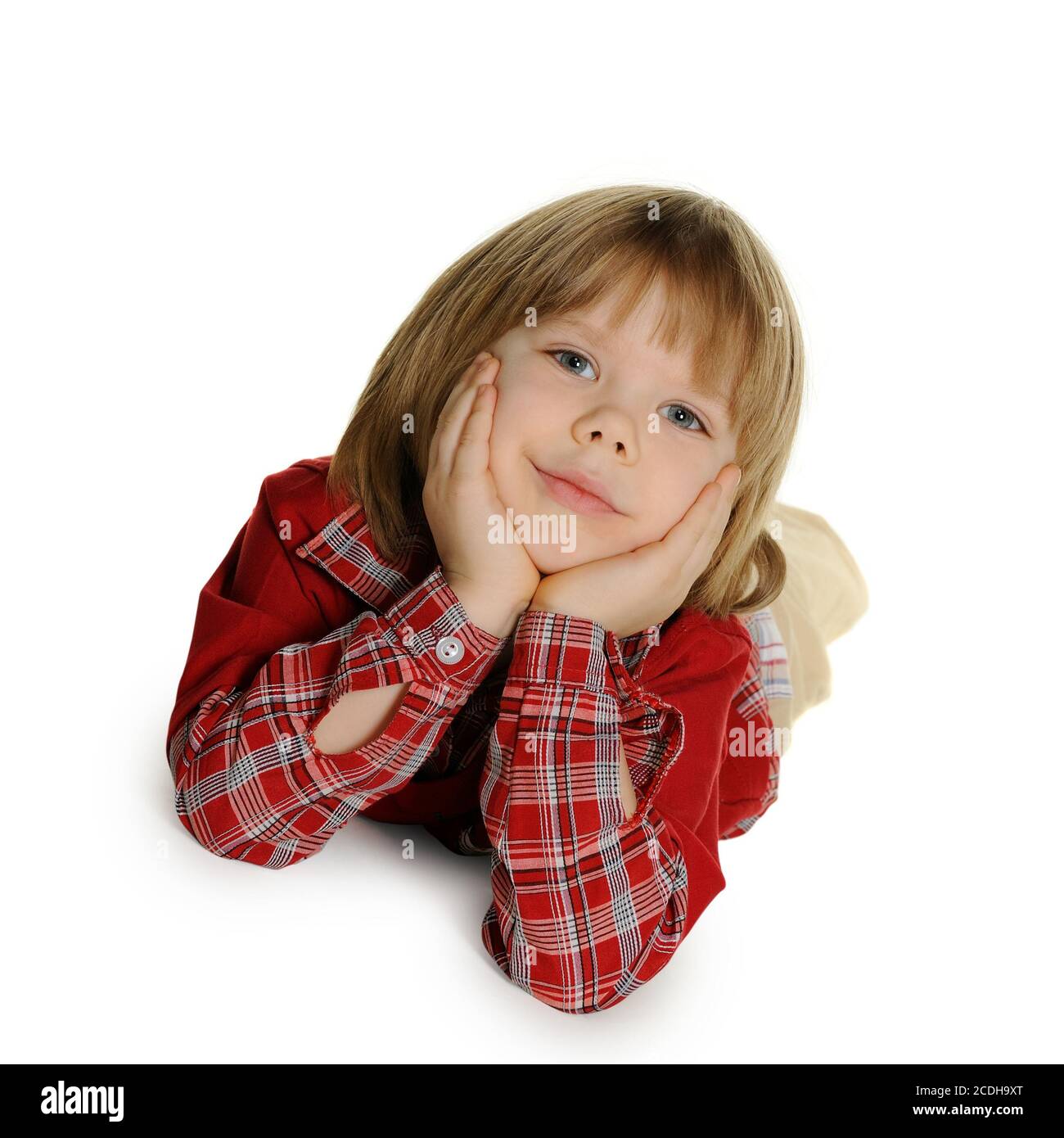 The little boy lays on a floor Stock Photo Alamy