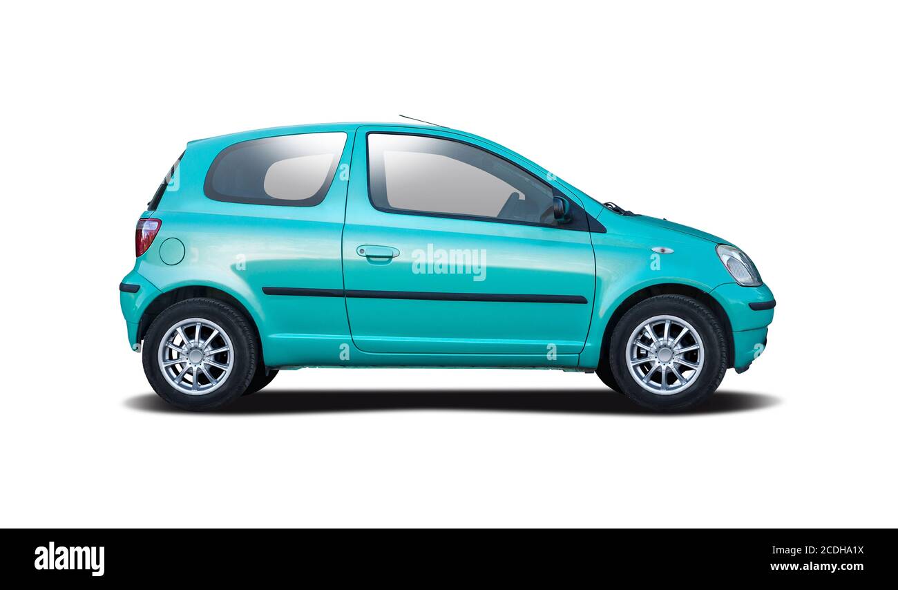 Sport hatchback city car isolated on white Stock Photo Alamy