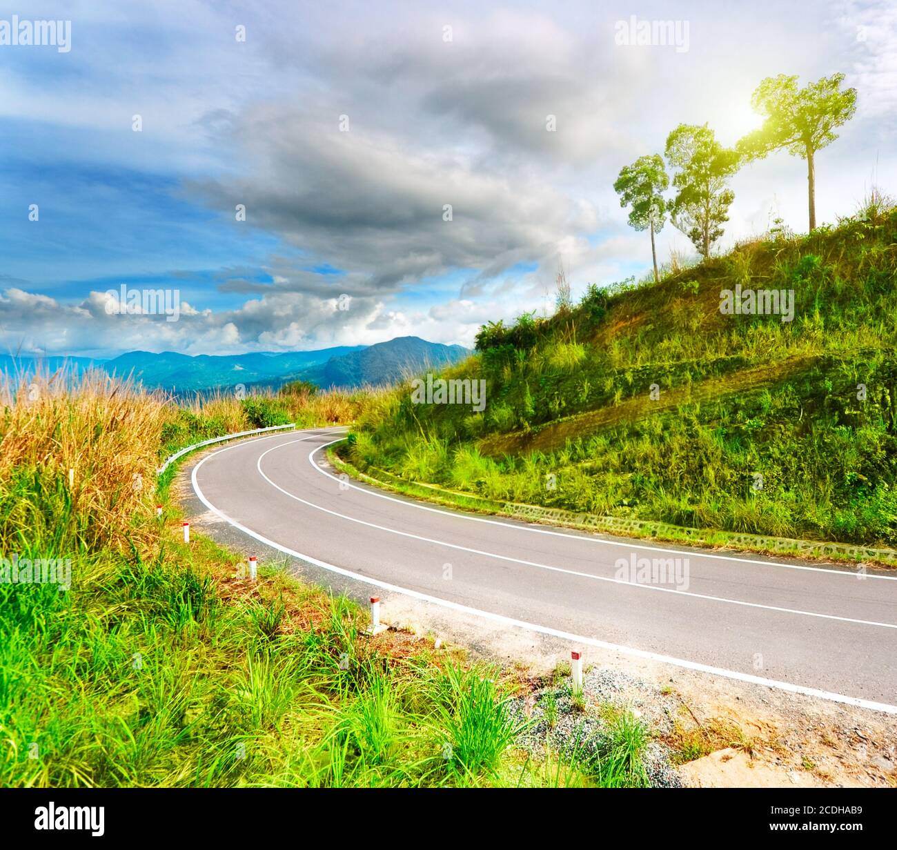 Highland road to infinity hi-res stock photography and images - Alamy