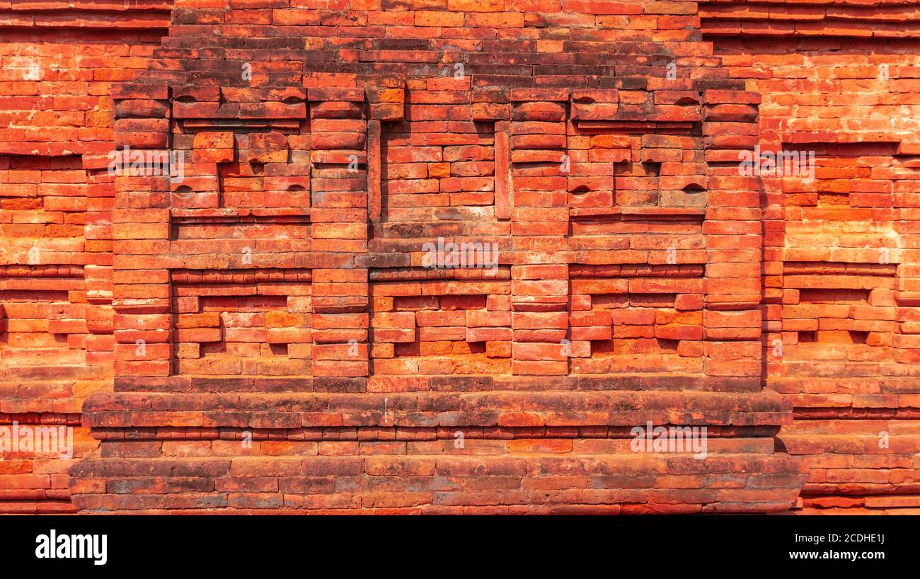 the ruins of nalanda image is taken at nalanda bihar india. it was a massive Buddhist monastery in the ancient kingdom of Magadha. It was a center of Stock Photo