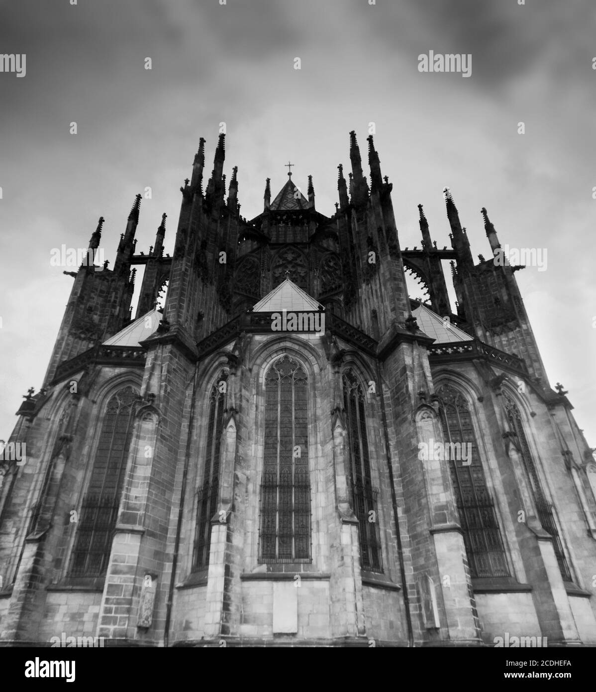 Prague. St. Vitus Cathedral Stock Photo