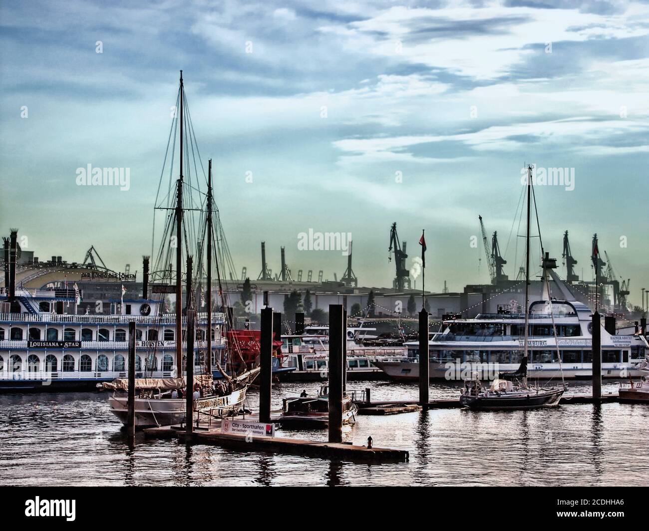 Port of Hamburg Stock Photo
