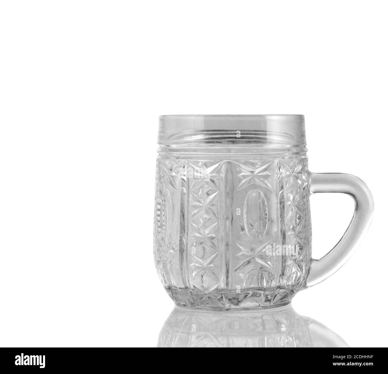 Crystal glass isolated Stock Photo Alamy