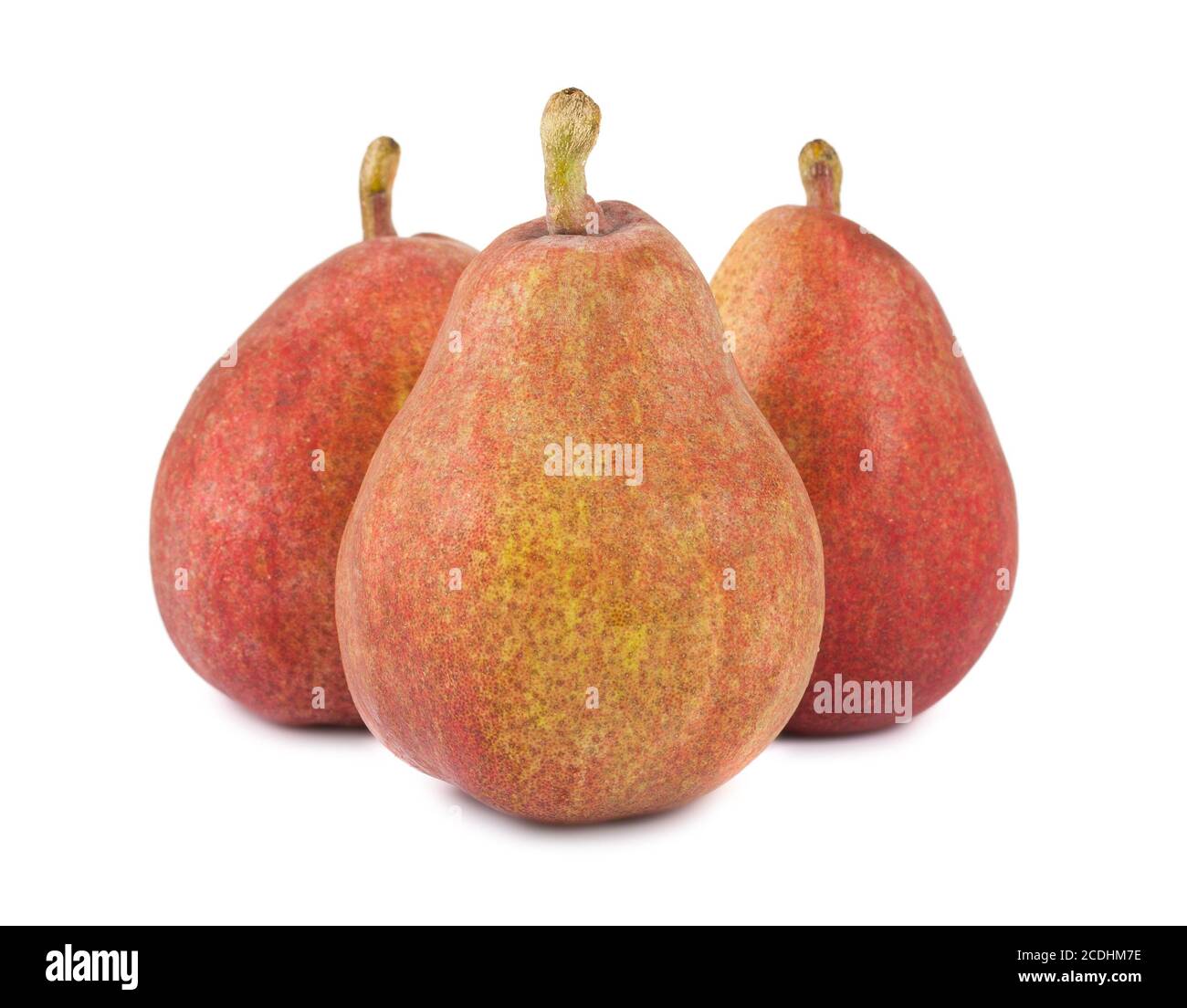 Fresh comice pears whole and cut Stock Photo - Alamy